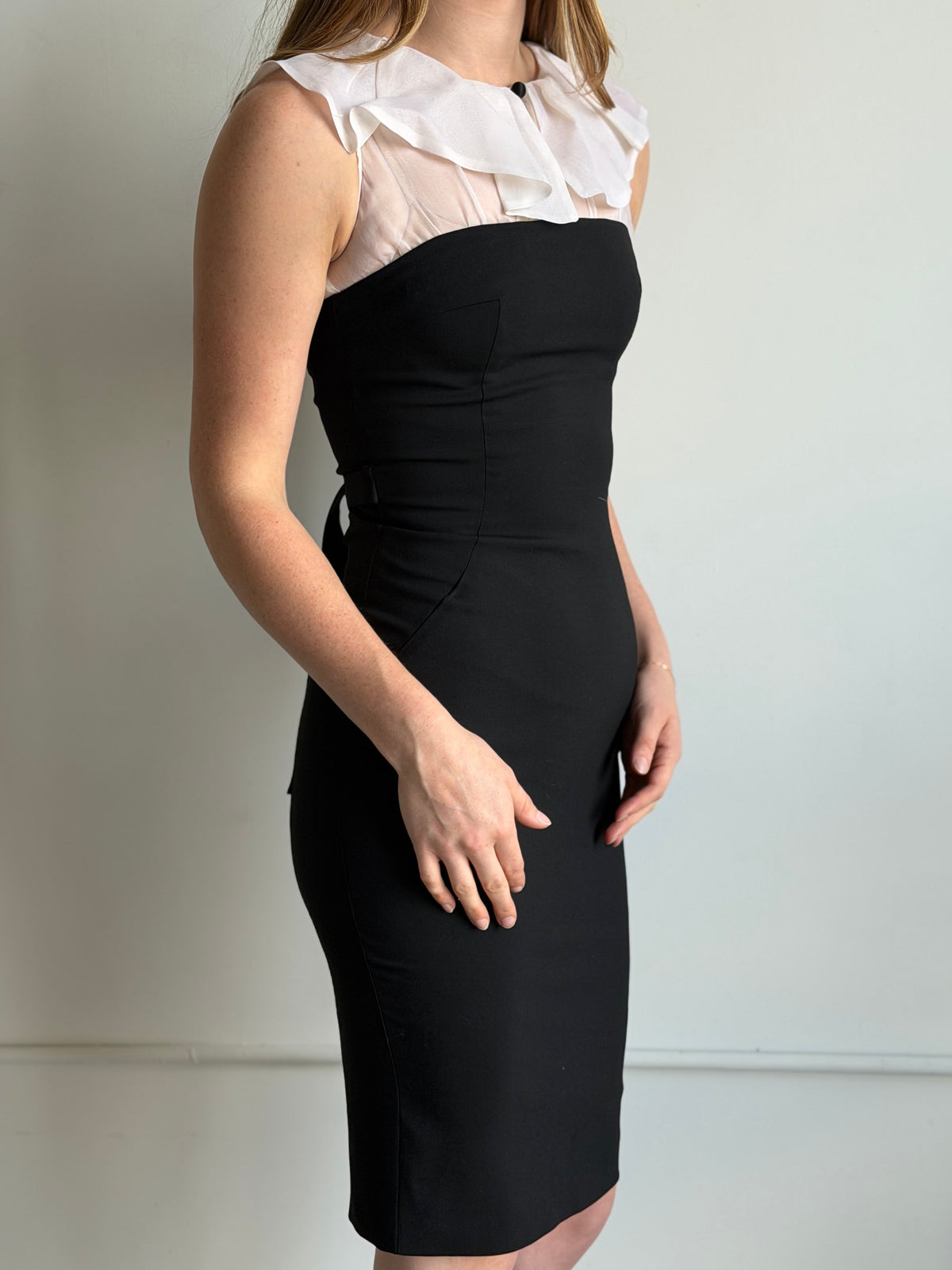Vintage Roberto Cavalli Black Fitted Dress Size X-Small