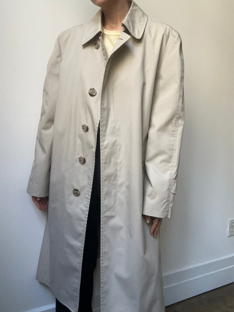 Vintage London Fog Trench Coat Size Small