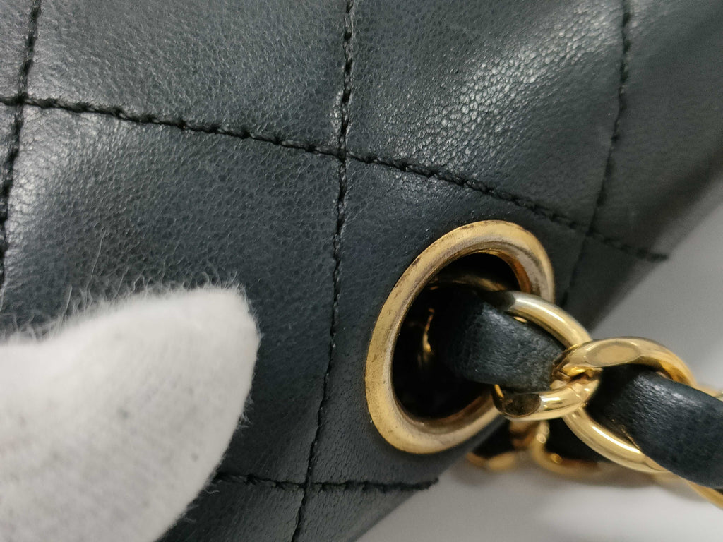Vintage 1989-1991 Black Chanel Flap Bag