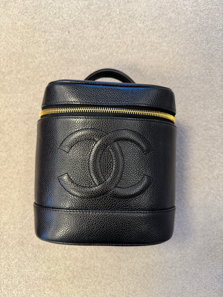 Vintage Black Caviar CC Vanity Case