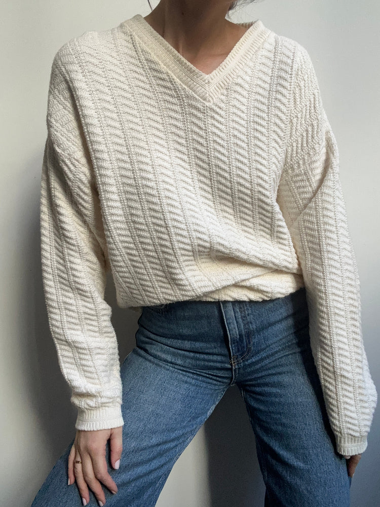 Vintage Bill Blass Cable Knit Sweater Size S