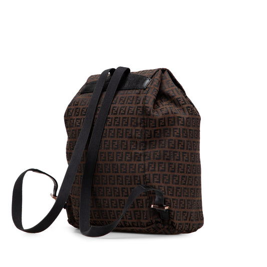 Vintage Fendi Zucchino Canvas Backpack