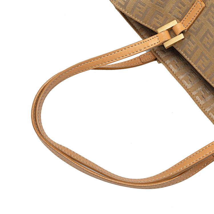 Vintage Fendi Zucchino Canvas Tote
