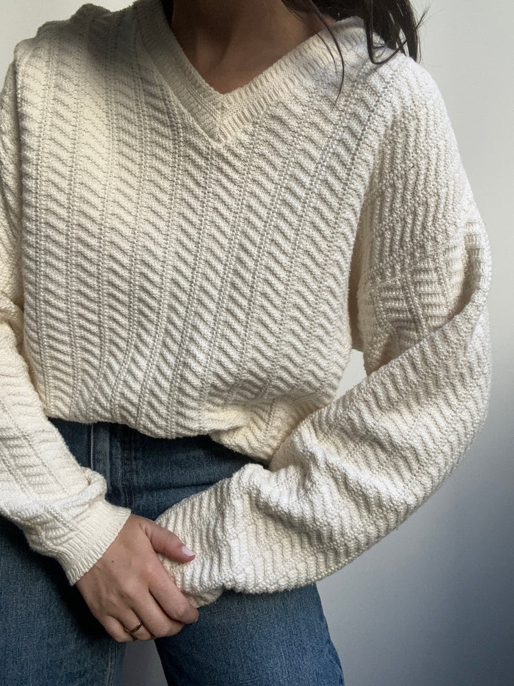 Vintage Bill Blass Cable Knit Sweater Size S