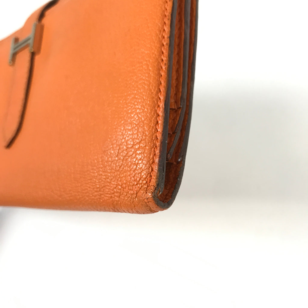 Vintage Hermes Orange Wallet