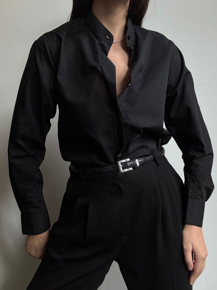 Vintage Black Button Up Size XS