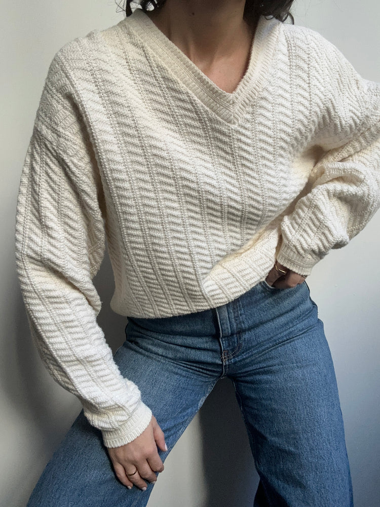 Vintage Bill Blass Cable Knit Sweater Size S