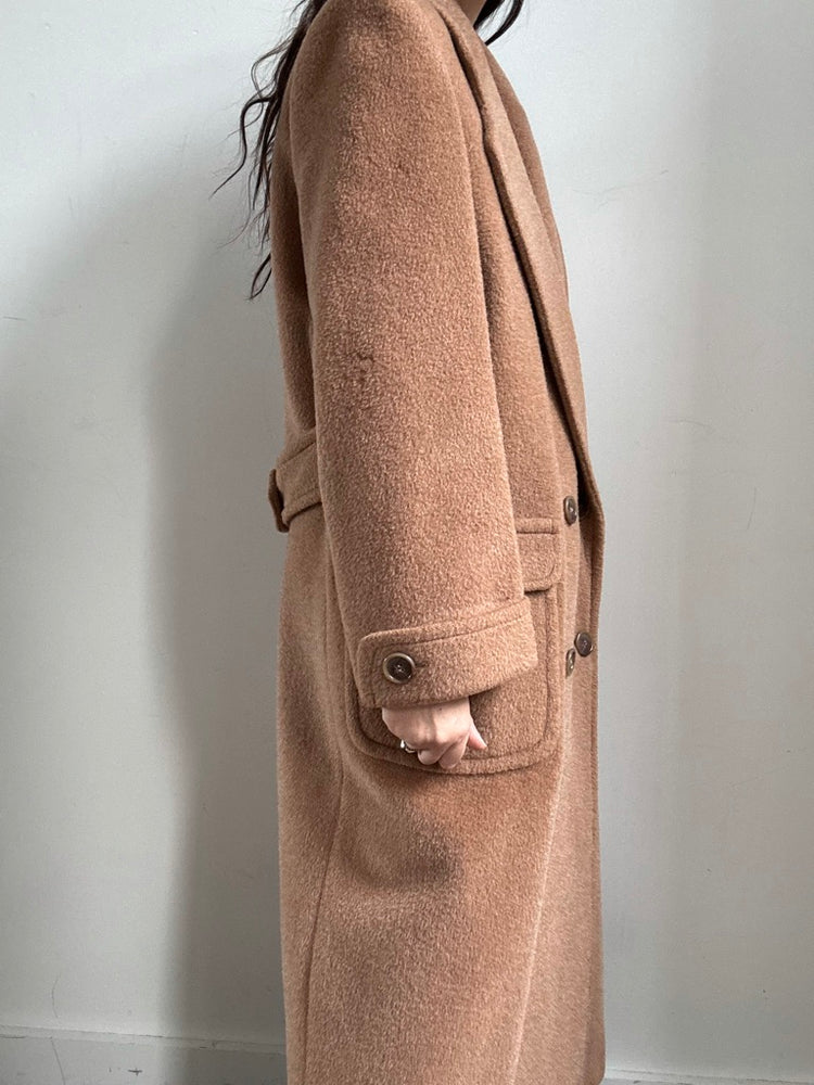 Vintage Bill Blass Teddy Wool Coat Size Large