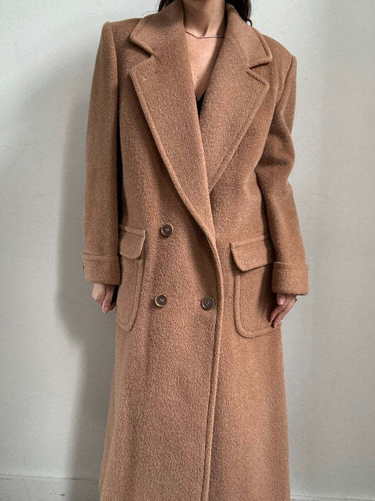 Vintage Bill Blass Teddy Wool Coat Size Large