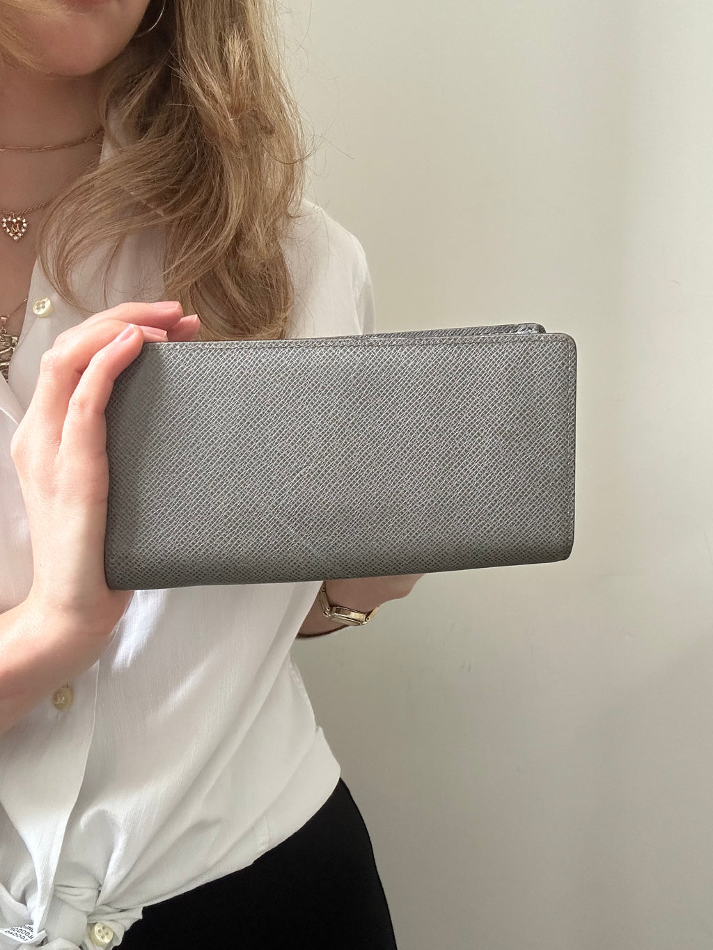 Vintage 2015 Grey LV Wallet