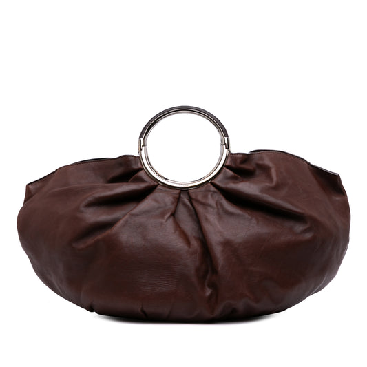Vintage Dior Leather Soft Shopping Tote