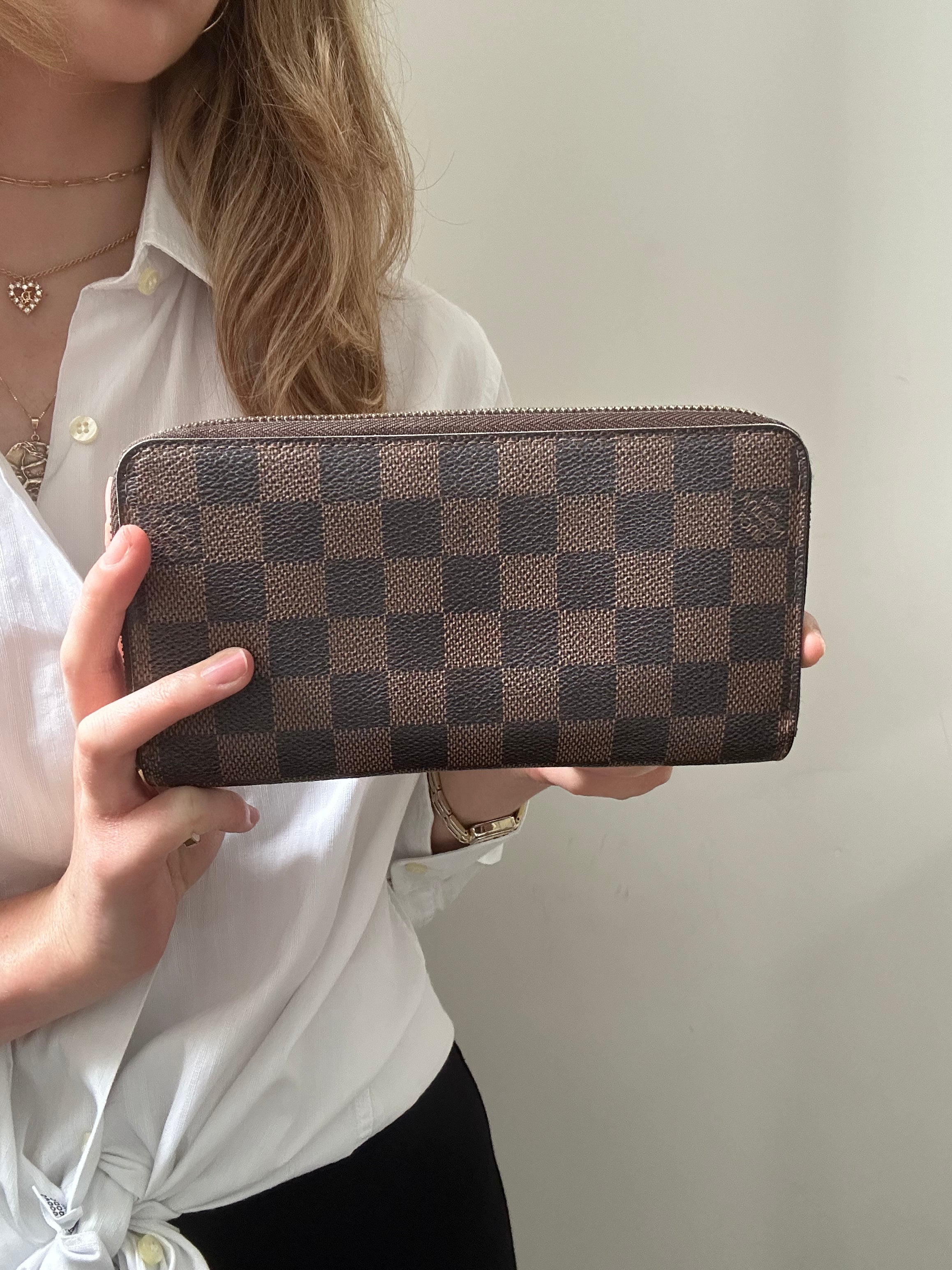 Vintage 2012 LV Checkered Wallet