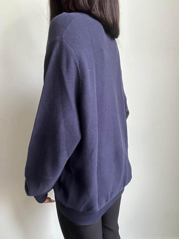 Vintage Polo Ralph Lauren Navy Blue Sweater Size Extra Large