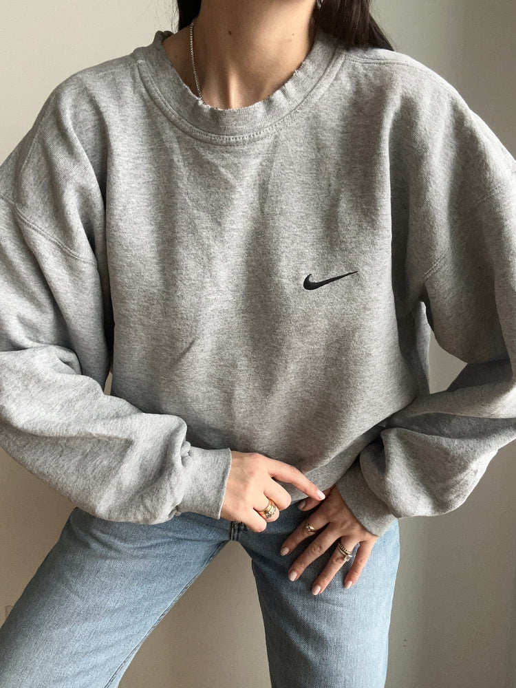 Vintage 90's Nike Grey Sweatshirt Size S