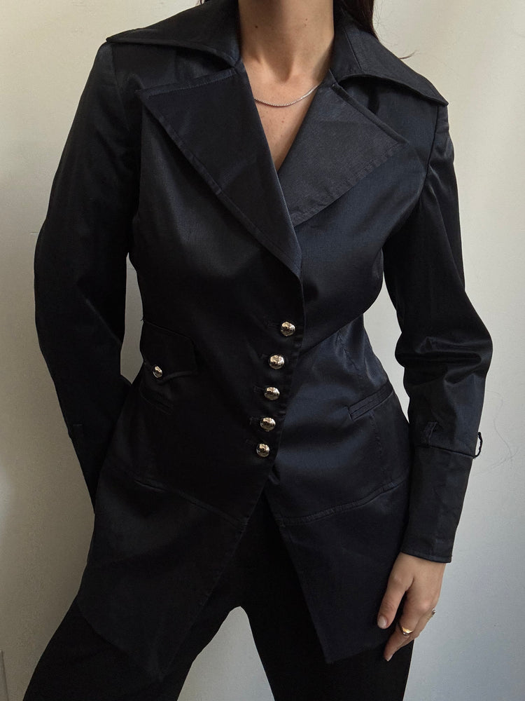 Vintage Black YSL Blazer Size Small