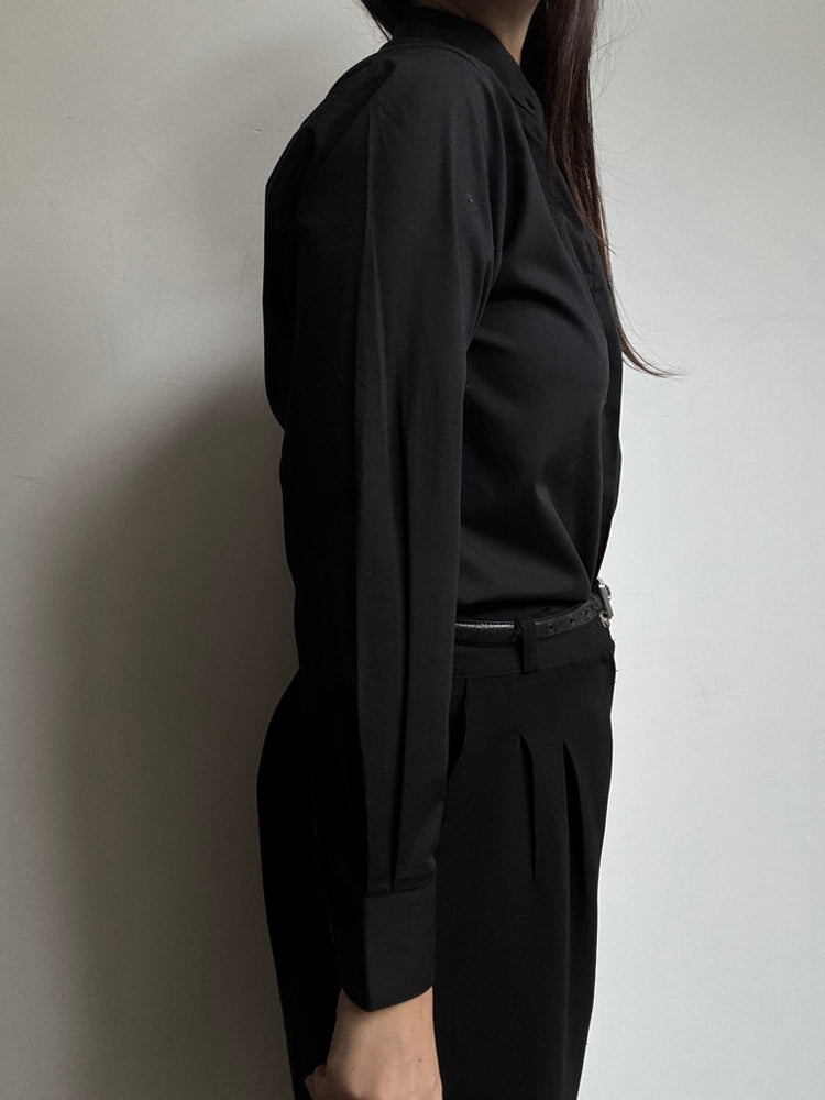 Vintage Black Button Up Size XS