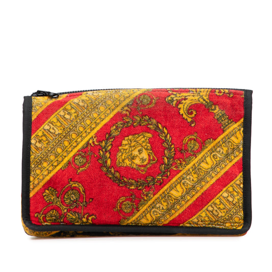 Versace Terry Medusa Baroque Print Cosmetic Case