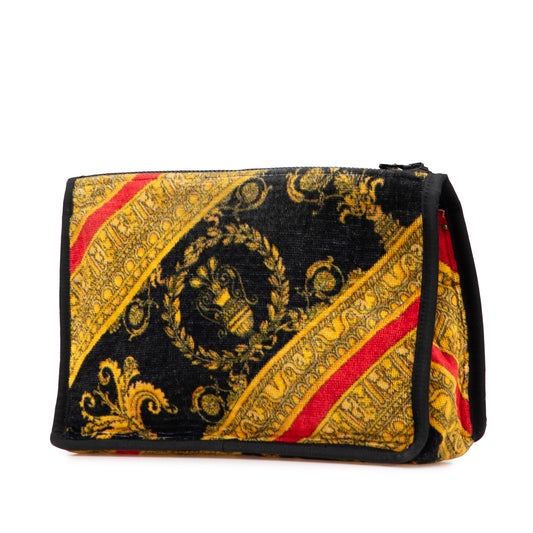 Versace Terry Medusa Baroque Print Cosmetic Case