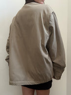 Vintage Tan Bomber Jacket Size XL