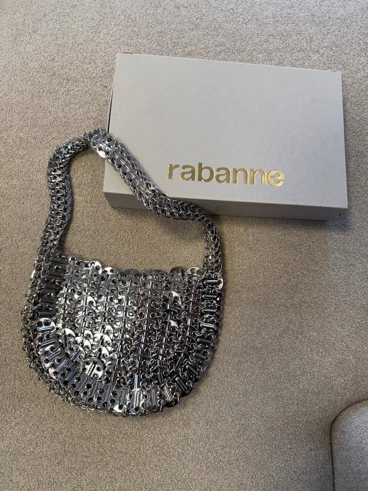 Pre-Loved Paco Rabbane Silver Chain Bag