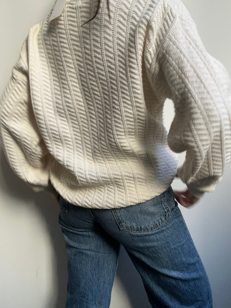 Vintage Bill Blass Cable Knit Sweater Size S