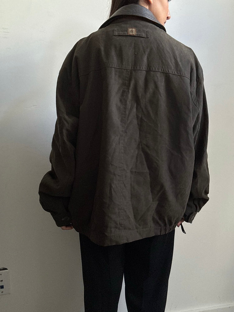 Vintage Brown Twill Barn Jacket Size XXL