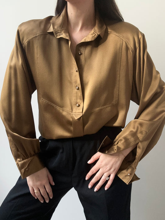 Vintage Escada Silk Blouse Size M