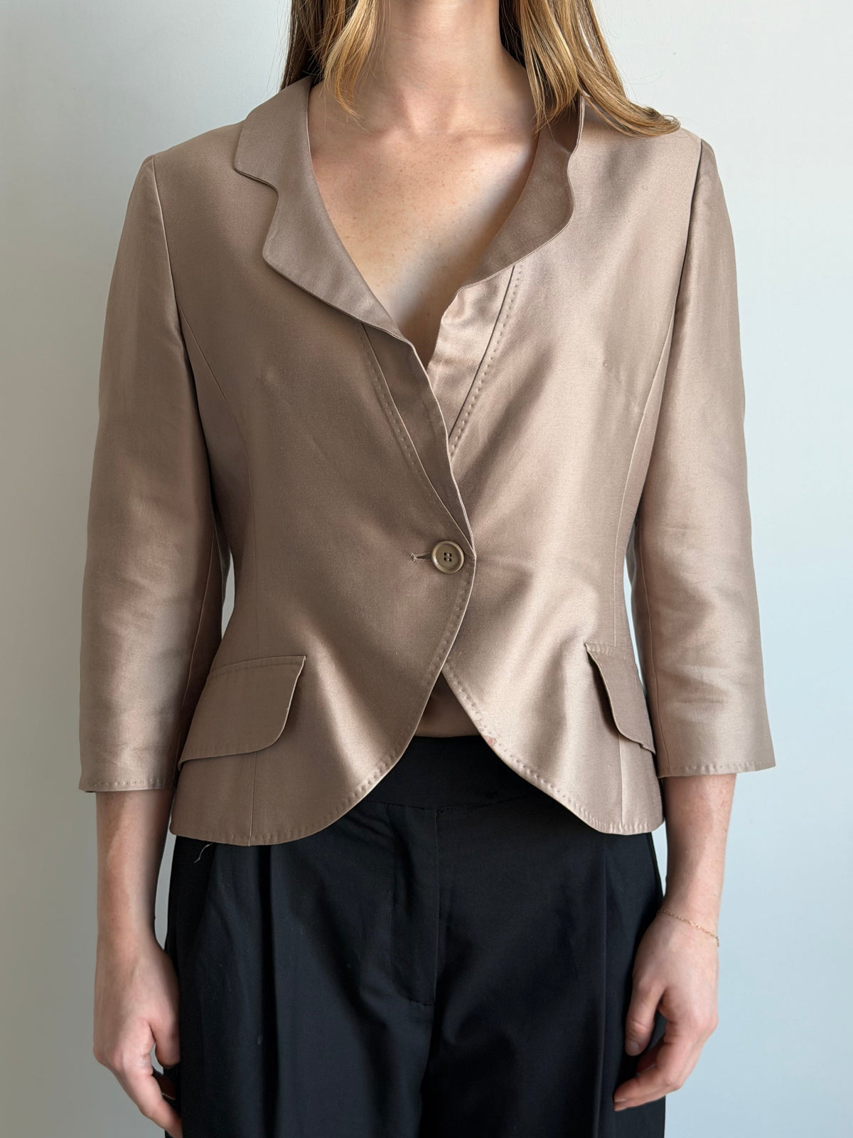 Vintage Max Mara Single-Button Blazer Jacket Size Large