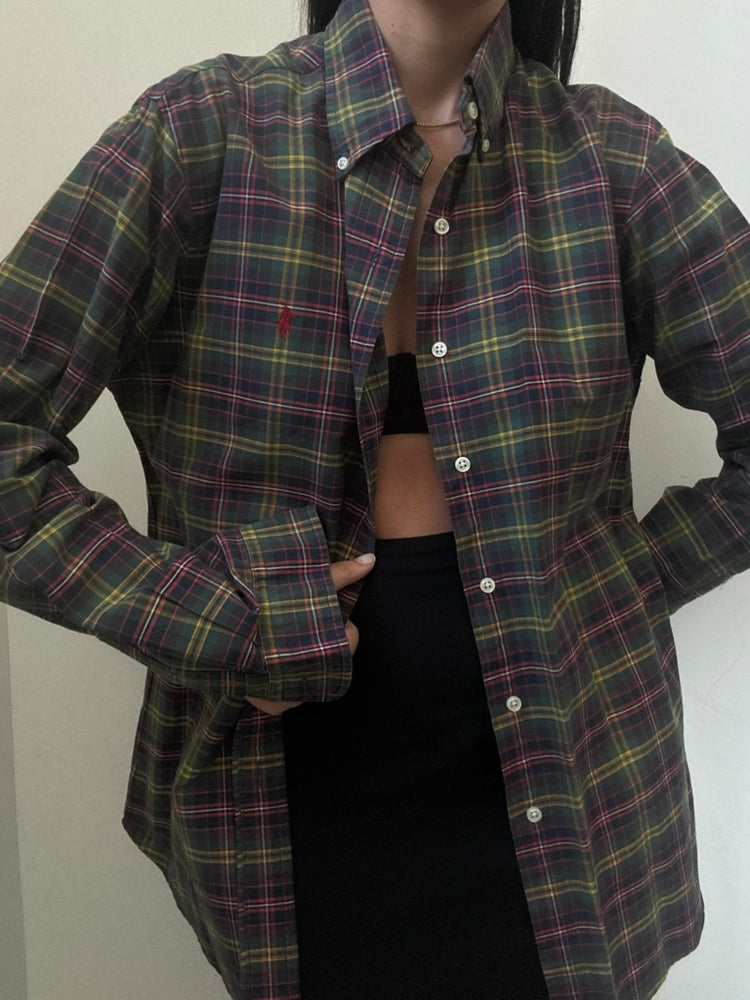 Vintage Ralph Lauren Plaid Button Up Size Medium