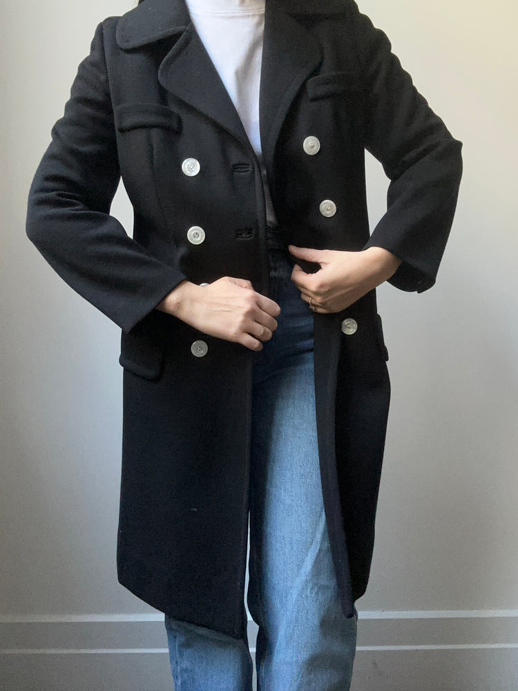 Vintage Wool Lightweight Trench Size 0/2