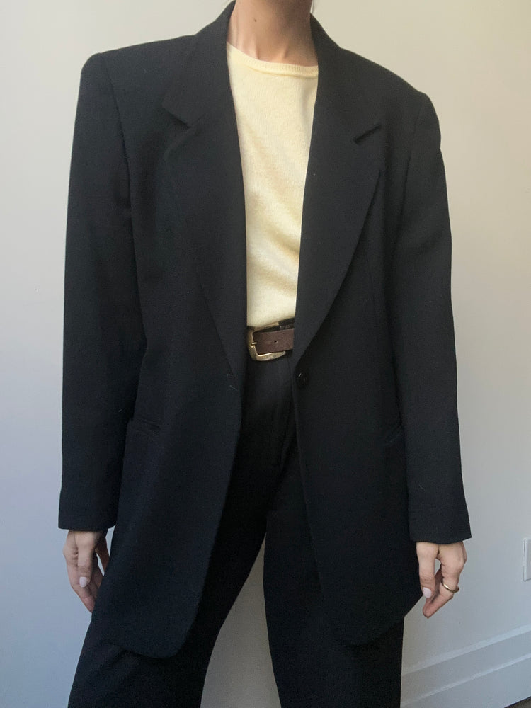 Vintage Classic Black Blazer Size M