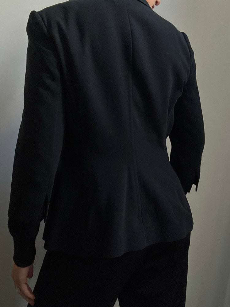 Vintage Dolce & Gabbana Black Open Blazer Size Small