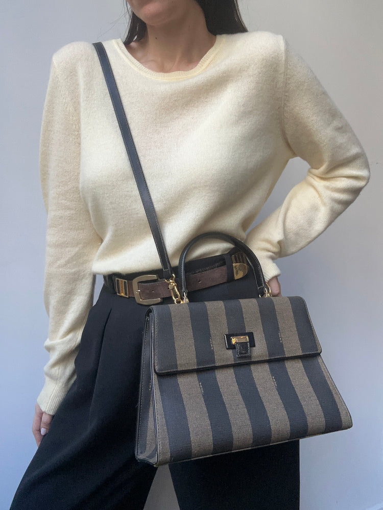 Vintage Fendi Top Handle and Crossbody Bag