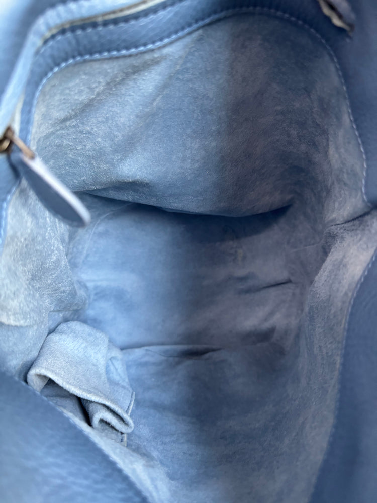 Bottega Veneta Light Blue Intrecciato Bucket Bag