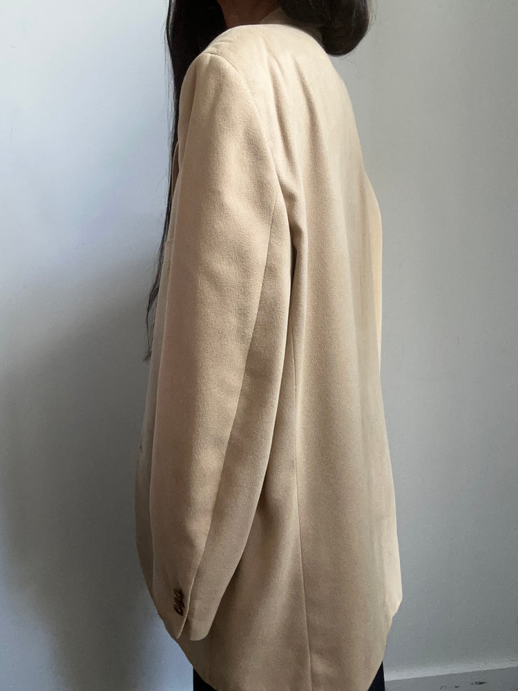 Vintage Suede Tan Blazer Size Medium
