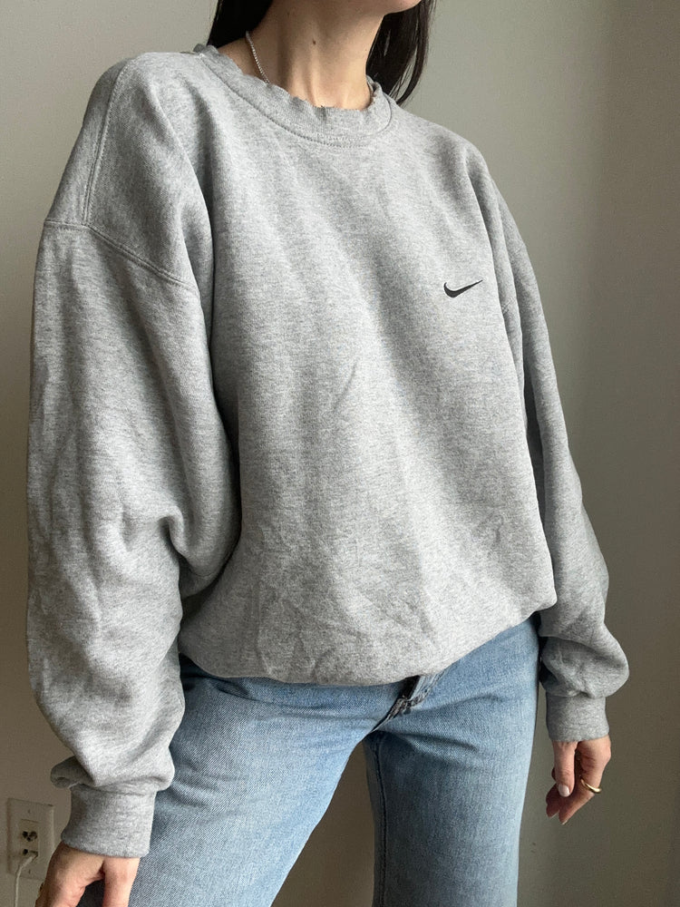 Vintage 90's Nike Grey Sweatshirt Size S