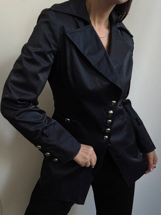 Vintage Black YSL Blazer Size Small