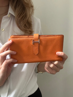 Vintage Hermes Orange Wallet