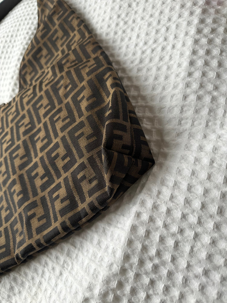 Vintage Fendi Double Zip Hobo Bag