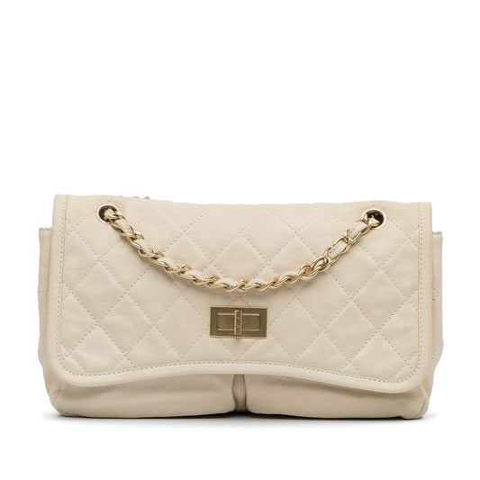 Vintage 2009 Ivory Double Pocket Chanel