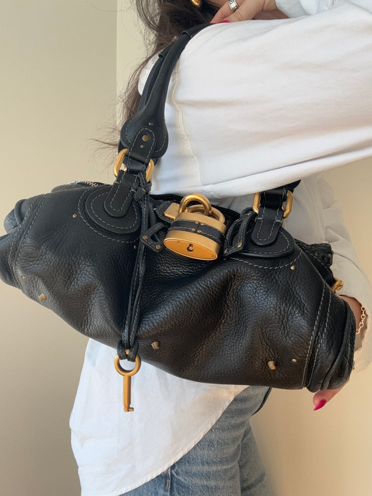 Vintage Chloé Leather Paddington Handbag