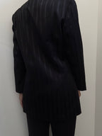 Vintage Black Striped Suit Set Size Medium