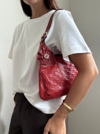 Vintage Gucci Red Leather Bag