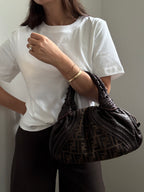 Vintage Fendi Spy Zucca Canvas Bag