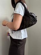 Vintage Fendi Spy Zucca Canvas Bag