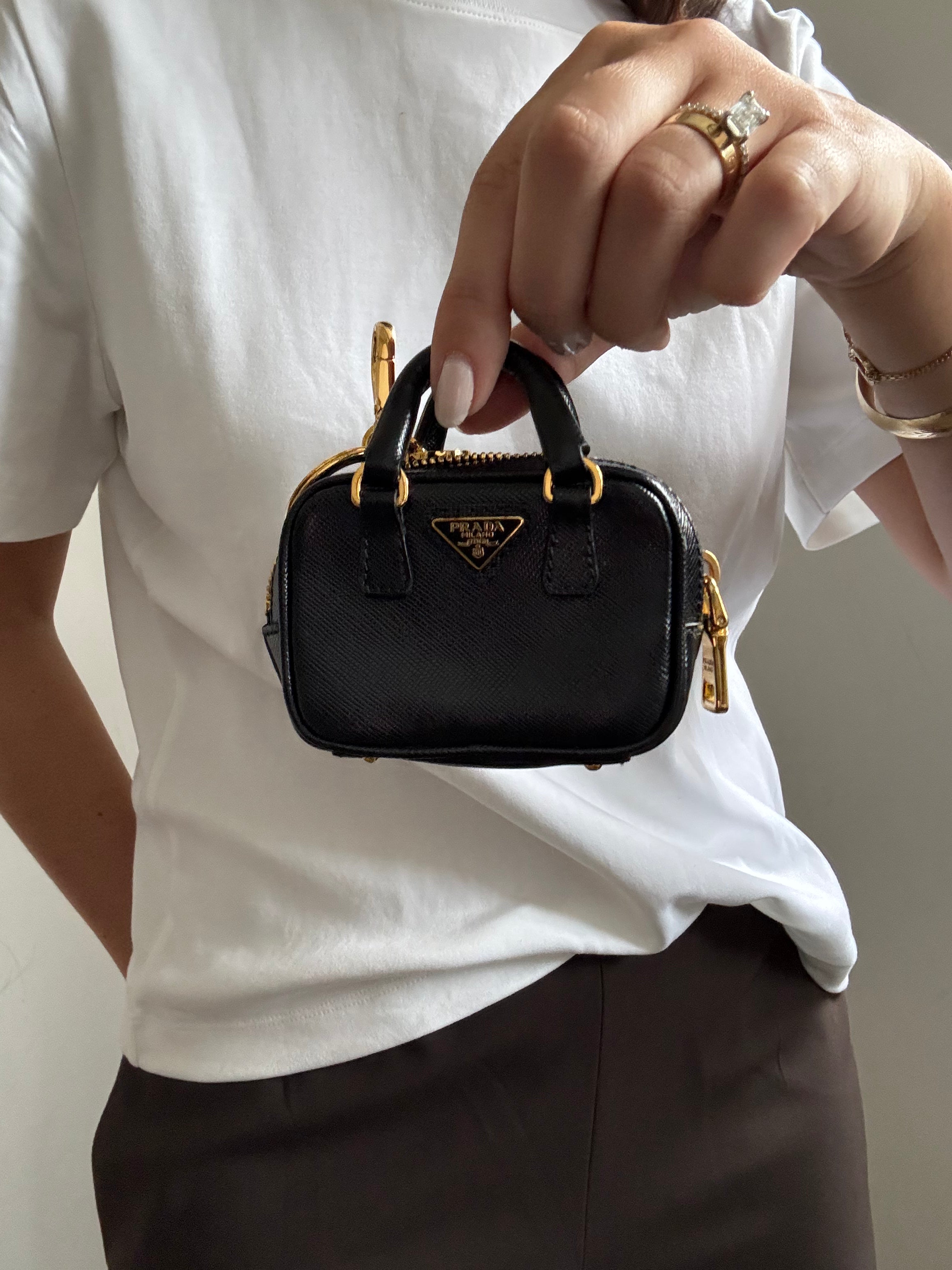Vintage Prada Micro Bag Charm