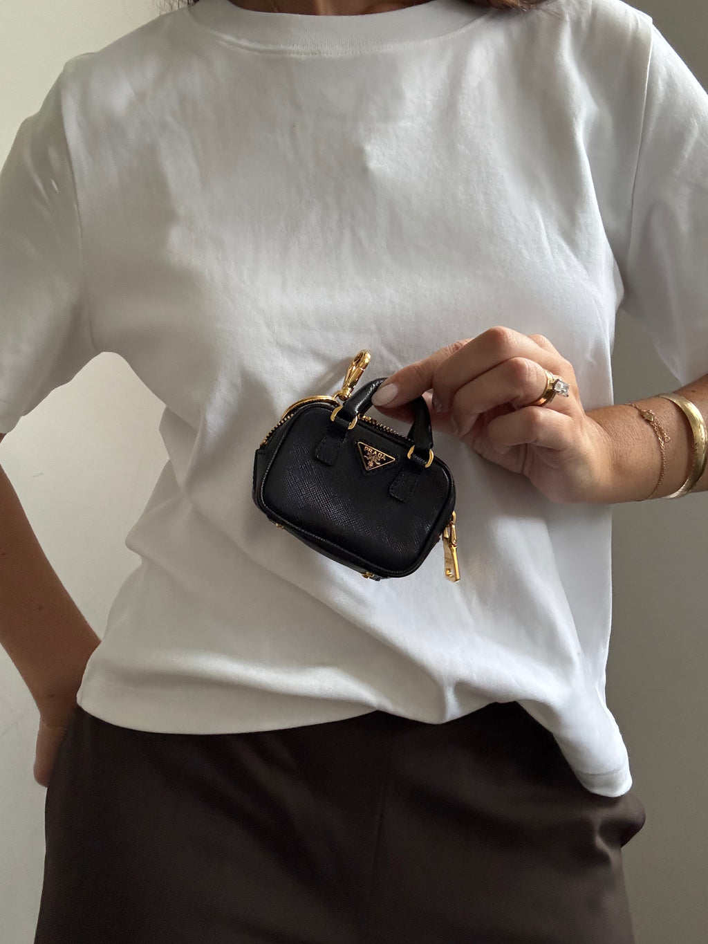 Vintage Prada Micro Bag Charm