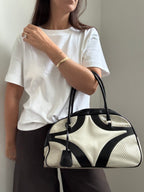 Vintage Prada 2000's Vitello Bowling Bag