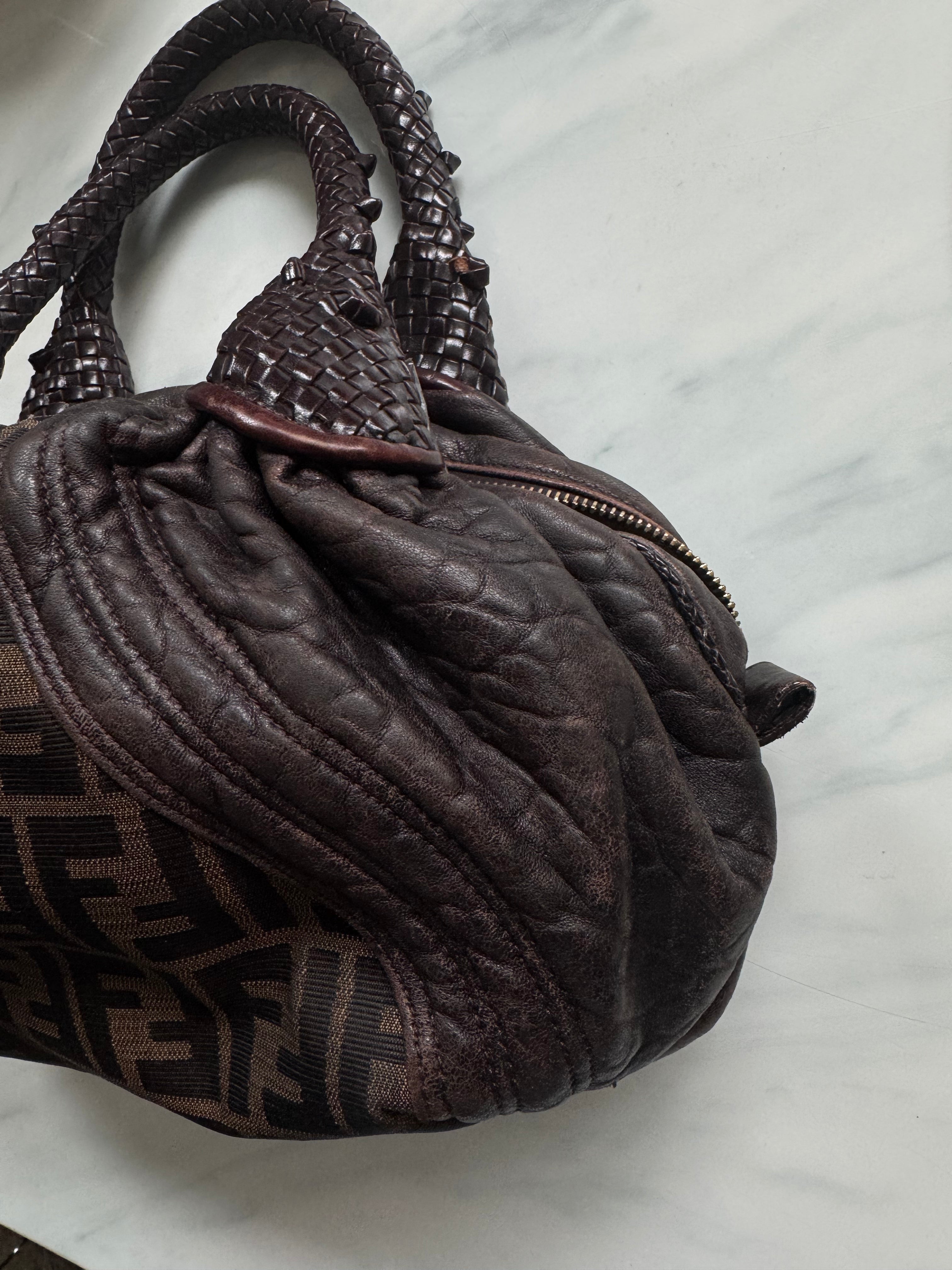 Vintage Fendi Spy Zucca Canvas Bag