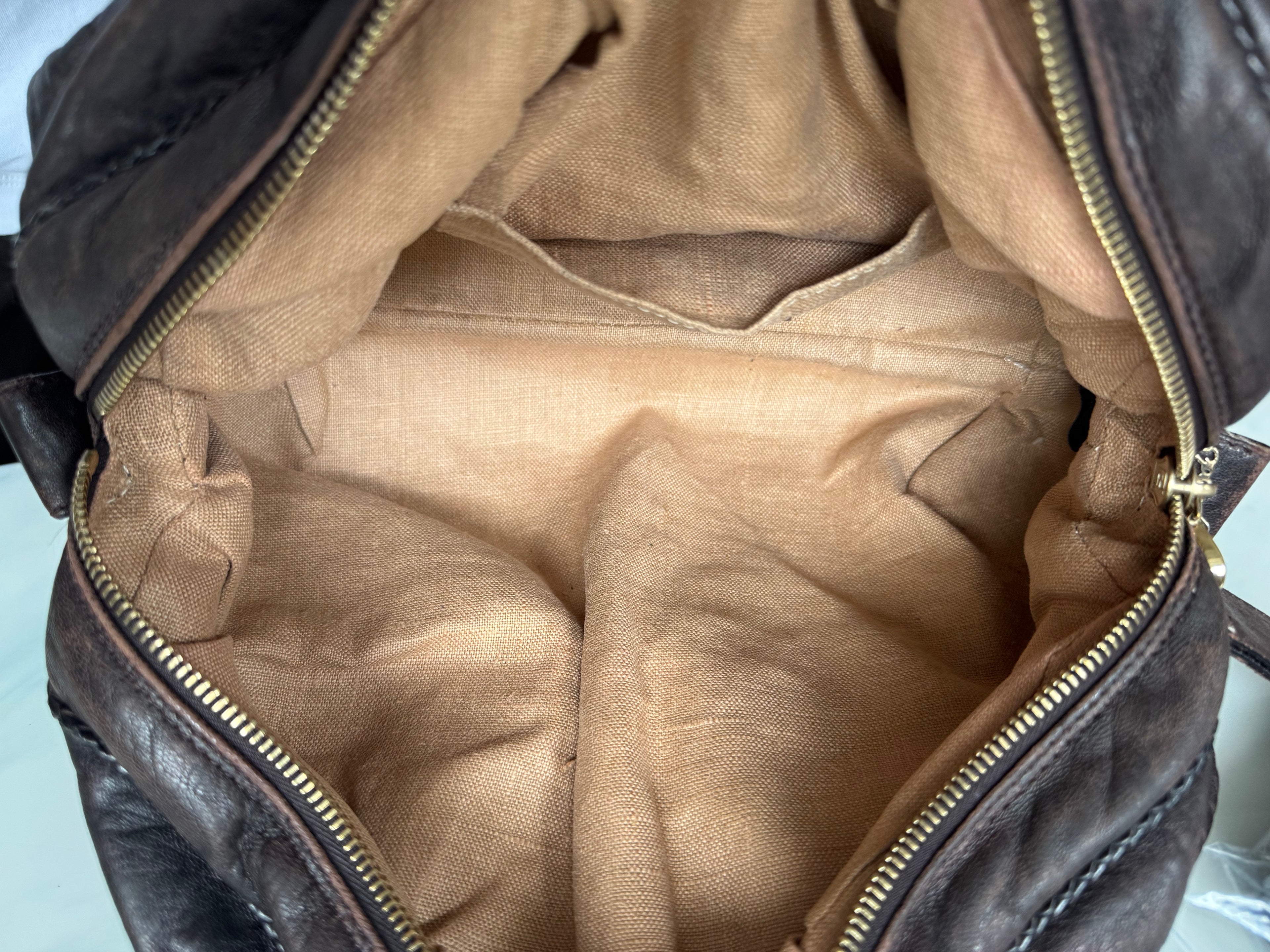 Vintage Fendi Spy Zucca Canvas Bag
